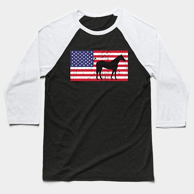 4th of july Baseball T-Shirt by othmane4